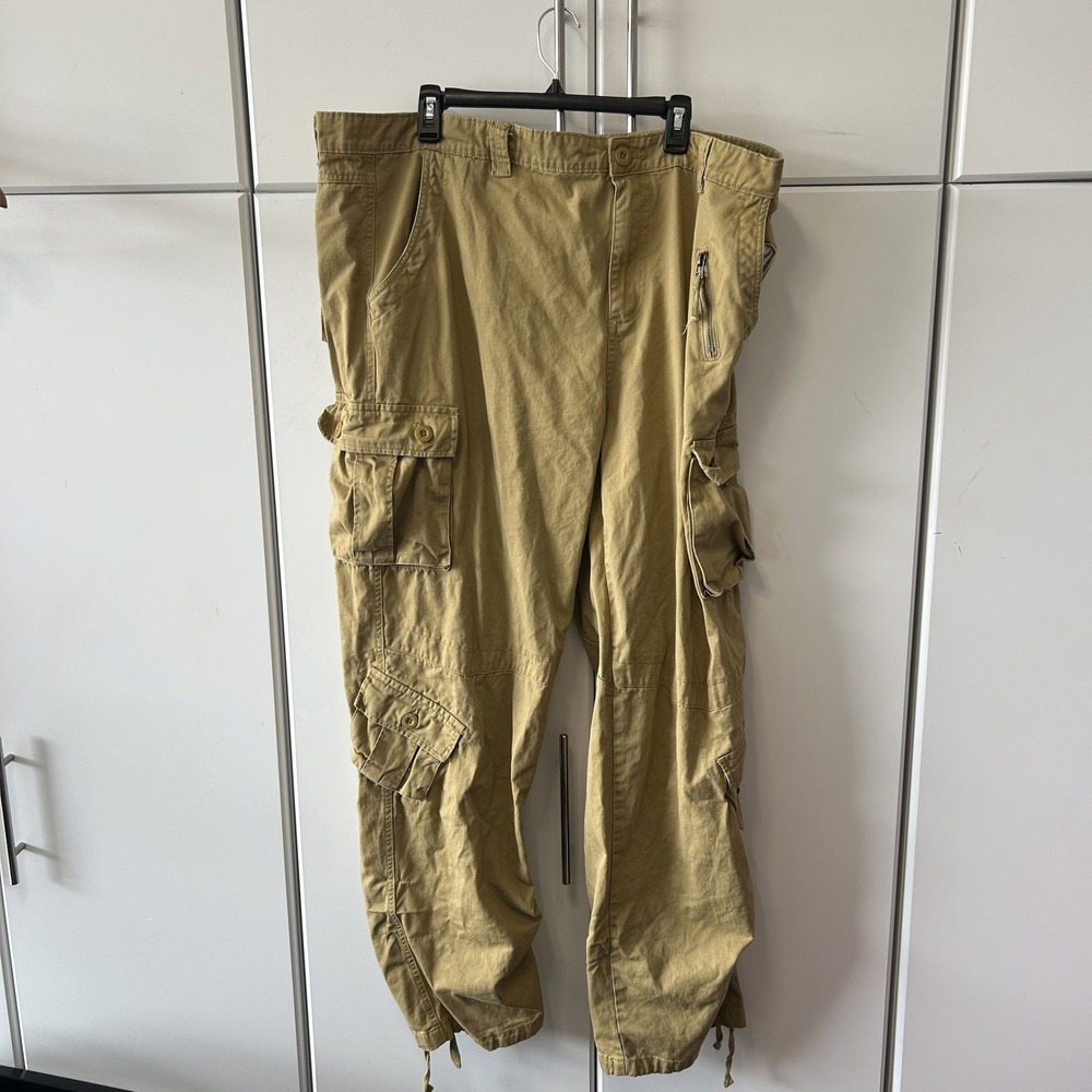 US Army Mens Cargo Pants Tan Khaki Tactical Utility Multi Pocket Size 44